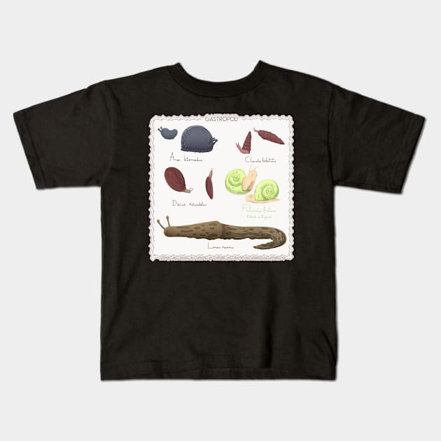 Slugs and Snails Kids T-Shirt by takoto